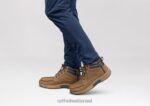 גברים מגפיים Orthofeet ריינג'ר zip 444FP156 חום - Image 2