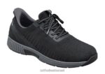 גברים נעלי ספורט Orthofeet יארי ללא ידיים 444FP126 שָׁחוֹר