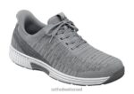 גברים נעלי ספורט Orthofeet יארי ללא ידיים 444FP127 אפור