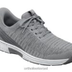 גברים נעלי ספורט Orthofeet יארי ללא ידיים 444FP127 אפור