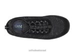 גברים נעלי ספורט Orthofeet לבה ללא עניבה 444FP129 שָׁחוֹר - Image 5