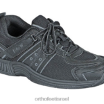 גברים נעלי ספורט Orthofeet מונטריי ביי ללא עניבה 444FP143 שָׁחוֹר