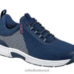 גברים נעלי ספורט Orthofeet מתיחה של מי קצה 444FP133 כְּחוֹל