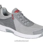 גברים נעלי ספורט Orthofeet מתיחה של מי קצה 444FP134 אפור