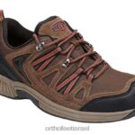 גברים נעלי ספורט Orthofeet סורנטו 444FP147 חום