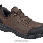 גברים נעלי עבודה Orthofeet נעלי עבודה דולומיט 444FP161 חום