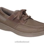 גברים נעלי קז'ואל Orthofeet באטון רוז' 444FP168 חוֹל