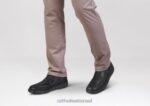 גברים נעלי קז'ואל Orthofeet גַלגַל הַמַזָלוֹת 444FP174 שָׁחוֹר - Image 2