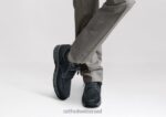 גברים נעלי קז'ואל Orthofeet מַזַל אַריֵה 444FP165 שָׁחוֹר - Image 2