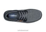 גברים נעלי קז'ואל Orthofeet קנבס פורטו 444FP169 אפור - Image 5
