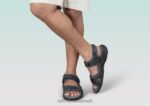 גברים סנדלים Orthofeet מַזַל תְאוּמִים 444FP120 שָׁחוֹר - Image 2