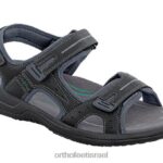 גברים סנדלים Orthofeet מַזַל תְאוּמִים 444FP120 שָׁחוֹר