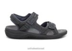 גברים סנדלים Orthofeet מַזַל תְאוּמִים 444FP120 שָׁחוֹר - Image 5