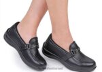 נשים לבש נעליים Orthofeet צ'לסי 444FP112 שָׁחוֹר - Image 2