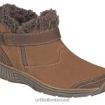 נשים מגפיים Orthofeet סיינה 444FP86 חום