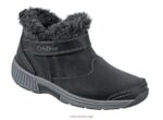 נשים מגפיים Orthofeet סיינה 444FP87 שָׁחוֹר