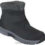 נשים מגפיים Orthofeet פלורנס עמיד למים 444FP81 שָׁחוֹר