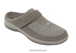 נשים נעלי בית Orthofeet סריג למתוח לואיז 444FP118 בז'