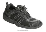 נשים נעלי ספורט Orthofeet ללא עניבה טאהו 444FP66 שָׁחוֹר