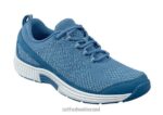 נשים נעלי ספורט Orthofeet סריג קורל מתיחה 444FP46 כְּחוֹל