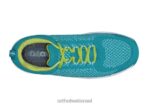 נשים נעלי ספורט Orthofeet סריג קורל מתיחה 444FP48 טורקיז - Image 5