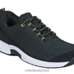 נשים נעלי ספורט Orthofeet סריג קורל מתיחה 444FP49 שָׁחוֹר