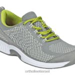 נשים נעלי ספורט Orthofeet סריג קורל מתיחה 444FP52 אפור