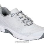 נשים נעלי ספורט Orthofeet סריג קורל מתיחה 444FP53 לבן