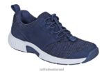 נשים נעלי ספורט Orthofeet פרנסיס ללא קשר 444FP57 כְּחוֹל