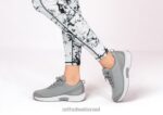 נשים נעלי ספורט Orthofeet צמר אלמוגים 444FP51 אפור - Image 2