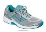 נשים נעלי ספורט Orthofeet verve ללא עניבה 444FP63 טורקיז