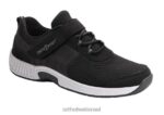 נשים נעלי קז'ואל Orthofeet סריג ג'ואל מתיחה 444FP90 שָׁחוֹר