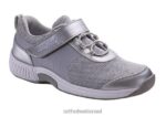נשים נעלי קז'ואל Orthofeet סריג ג'ואל מתיחה 444FP91 אפור