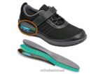 נשים נעלי קז'ואל Orthofeet סריג מתיחה רוח 444FP95 שָׁחוֹר - Image 6