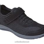 נשים נעלי קז'ואל Orthofeet צמר געש 444FP94 שָׁחוֹר