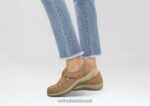 נשים נעלי קז'ואל Orthofeet רָגוּעַ 444FP99 לְהִשְׁתַזֵף - Image 2