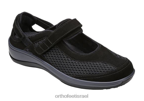 d7a0d7a9d799d79d_d7a0d7a2d79cd799_d7a7d796d795d790d79c_orthofeet_d7a8d7a6d795d7a2d7aa_d7a2d7a7d791_sanibel_444fp107_d7a9d6b8d781d7.jpg נשים נעלי קז'ואל Orthofeet רצועת עקב sanibel 444FP107 שָׁחוֹר - Image 1