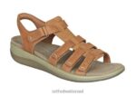 נשים סנדלים Orthofeet אמלפי 444FP9 גָמָל