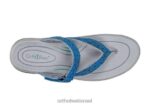 נשים סנדלים Orthofeet גאיה 444FP26 כְּחוֹל - Image 3