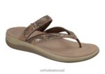 נשים סנדלים Orthofeet גאיה 444FP27 חום
