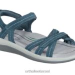 נשים סנדלים Orthofeet הידרה 444FP5 כְּחוֹל