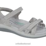 נשים סנדלים Orthofeet הידרה 444FP7 אפור