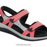 נשים סנדלים Orthofeet ונציה 444FP2 אָדוֹם