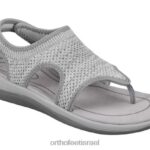 נשים סנדלים Orthofeet ליירה 444FP32 אפור