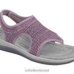 נשים סנדלים Orthofeet ליירה 444FP33 ורד