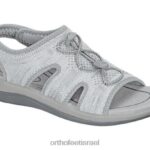 נשים סנדלים Orthofeet מאווי 444FP34 אפור