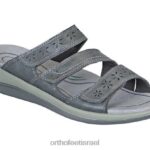 נשים סנדלים Orthofeet סהרה 444FP21 אפור