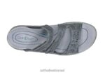 נשים סנדלים Orthofeet סהרה 444FP21 אפור - Image 3