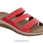נשים סנדלים Orthofeet סהרה 444FP23 אָדוֹם