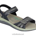 נשים סנדלים Orthofeet פלומה 444FP12 שָׁחוֹר